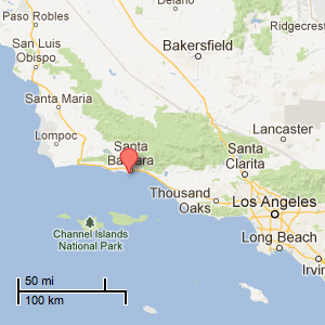 State Location Map - Santa Barbara Beach Estate