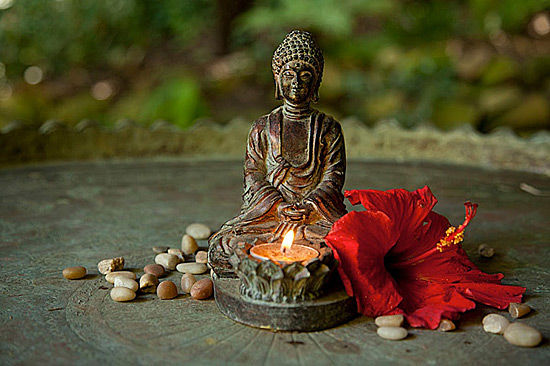 Tranquil setting with special touches throughout