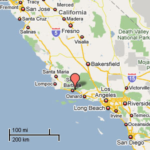 State Location Map - Villa Del Sol